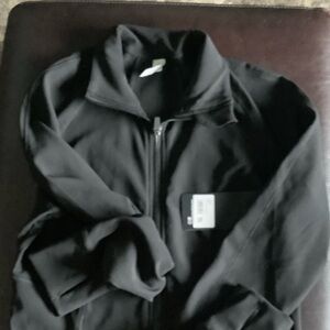 90 degrees by Reflex Zip-Up Black Jacket brand new with tags - XL